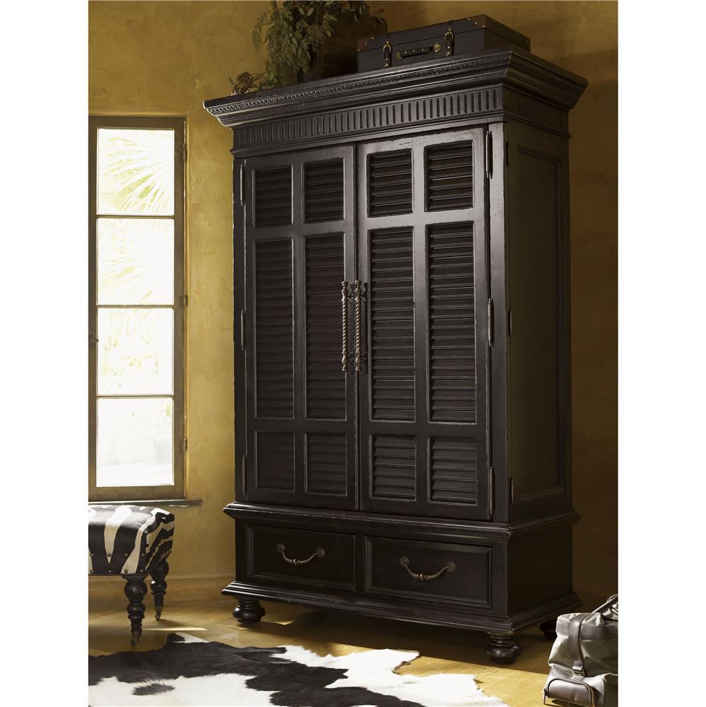 Tommy Bahama Home Kingstown 619311C Trafalgar Armoire with Shutter